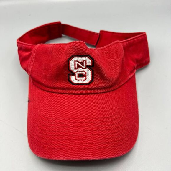 adidas Other - NC State Wolfpack Visor Hat Men Red Adidas NCA Strap‎ Back Cap